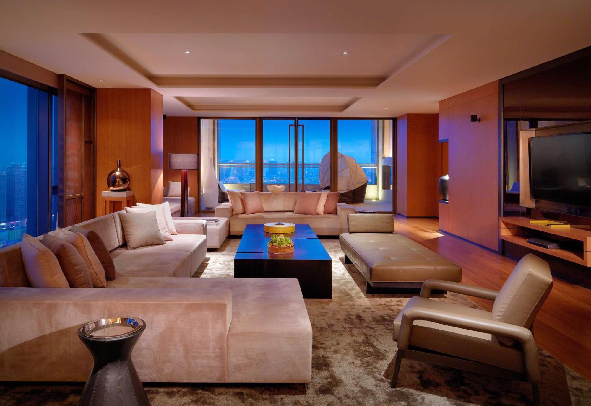 Hotel Hyatt Regency Tianjin East Exterior foto