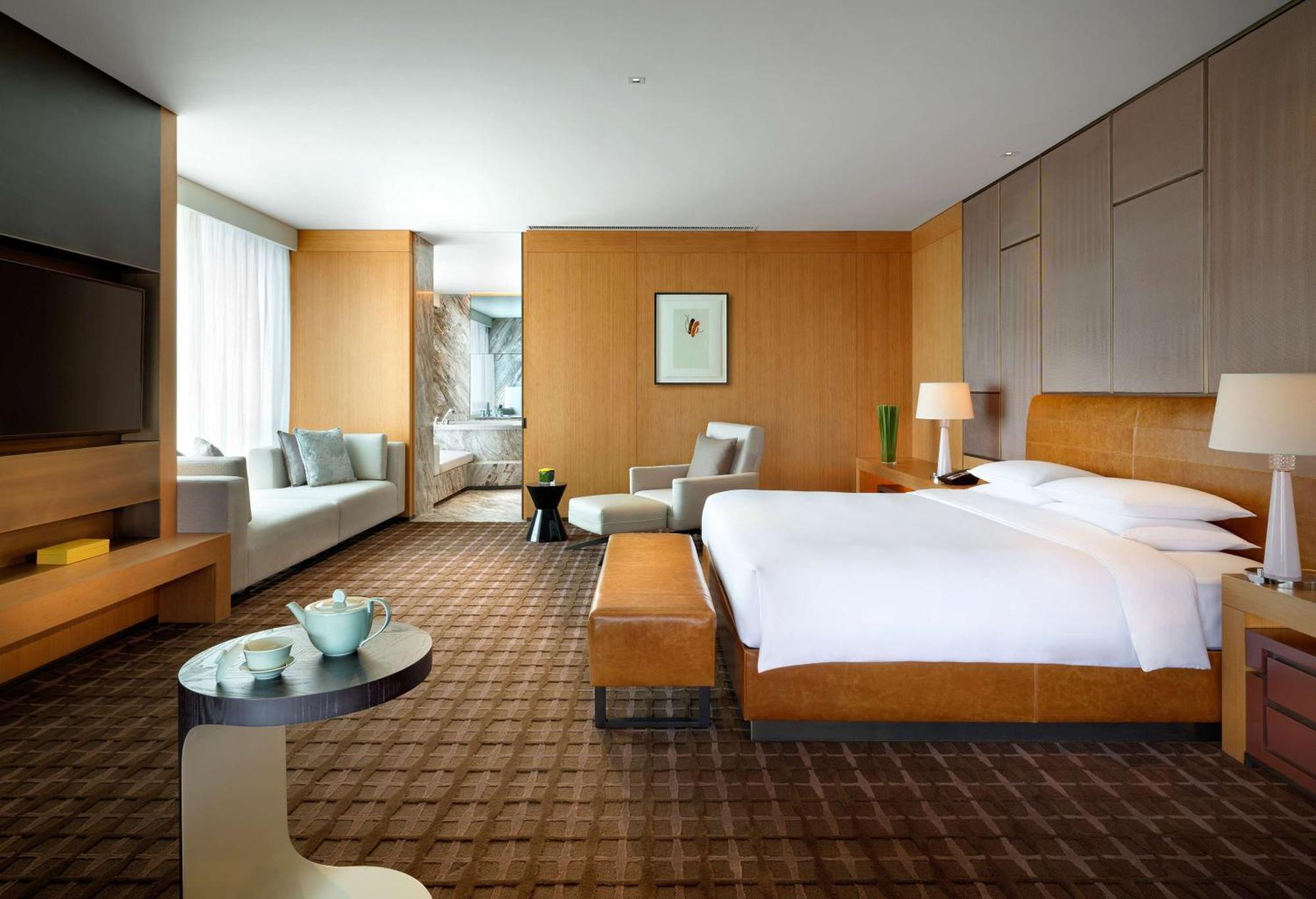 Hotel Hyatt Regency Tianjin East Exterior foto